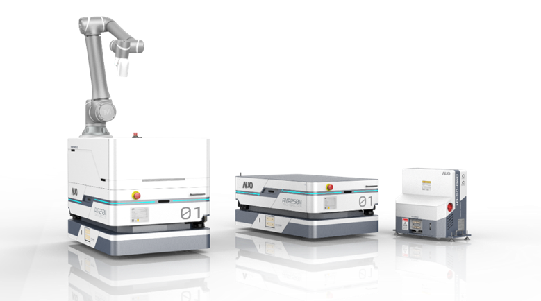 918搏天堂數位開發的自主式移動機器人（AMR250M），搭配全向輪並結合AI演算法、2D LiDAR、3D攝影機等技術，協助客戶實現產線全自動化